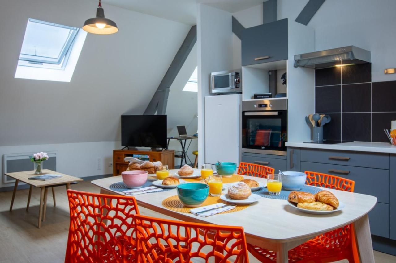 Superlogis - Sous Les Toits - T2- 3Etoiles - Blois-Hypercentre 1 Chambre 4 Personnes Luaran gambar